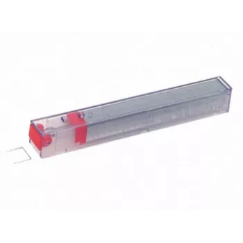 Leitz kazeta sponiek Power Performance K12 26/12 5x210, balenie sponiek, 1,2 cm, 210 sponiek, 26/12, červená, 80 listov