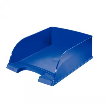 Leitz Briefablage Plus Jumbo, plast, modrá, A4, obálka, list, poznámka, papier, 242 x 330 x 95 mm, 255 x 357 x 103 mm
