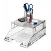 Leitz Briefablage Erhöhung Plus Universal, plast, sivá, transparentná, 254 mm, 265 mm, 70 mm, 200 g