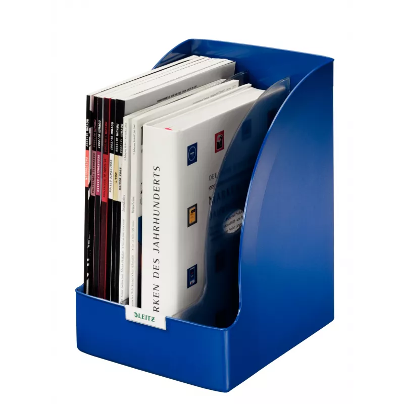 Leitz Magazinsammler Plus Jumbo, modrá, plast, A4, 20,5 cm, 740 g