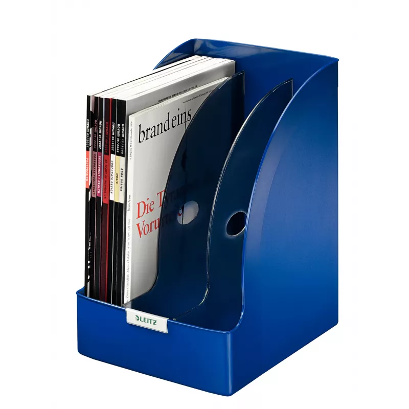 Leitz Magazinsammler Plus Jumbo, modrá, plast, A4, 20,5 cm, 740 g