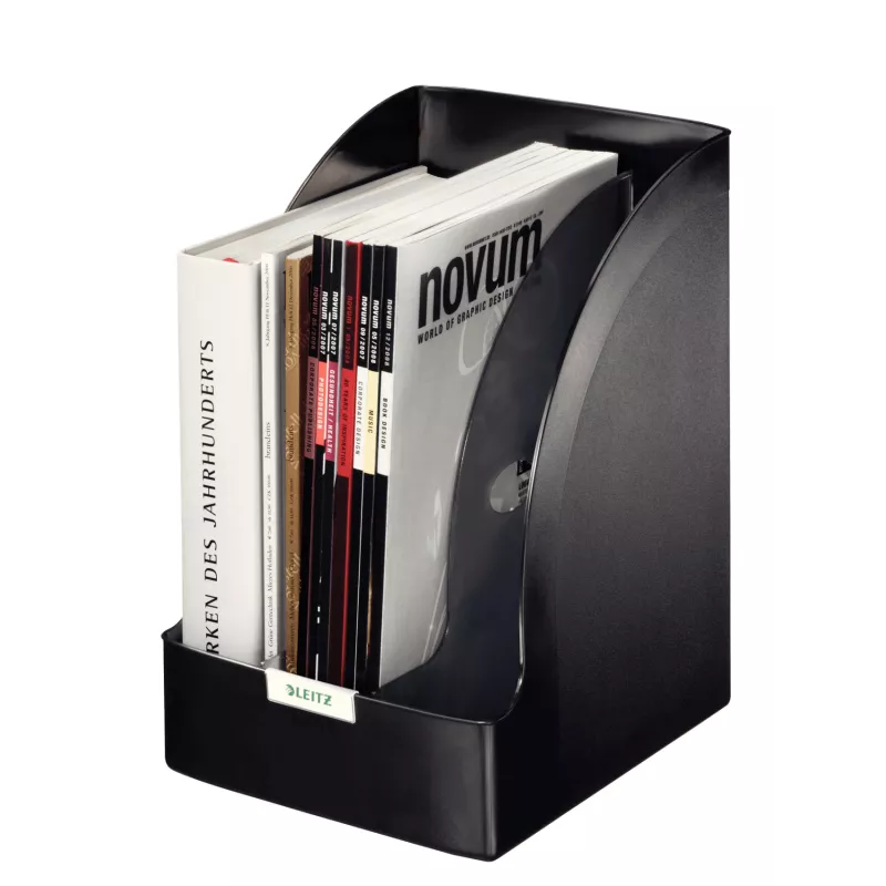Leitz Magazinsammler Plus Jumbo, čierna, plast, A4, 20,5 cm, 213 mm, 321 mm