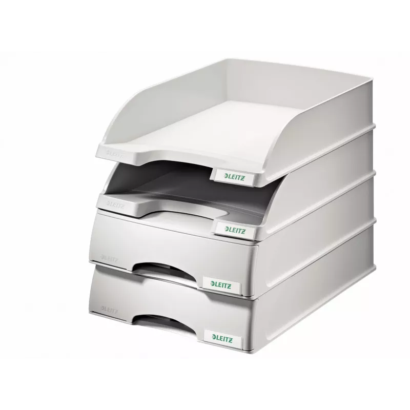 Leitz Briefablage Schubladeneinheit Plus, plast, sivá, A4, 234 x 325 x 53 mm, 255 mm, 376 mm