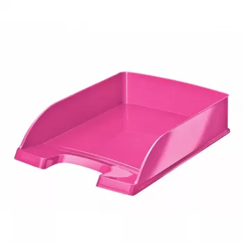 Leitz Briefablage WOW, plast, ružová, A4, 255 x 357 x 70 mm, 280 g, A4