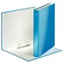 Leitz Ringbinder WOW laminovaný A4+ 2DR/25mm, A4, kartón, modrá, biela, 250 listov, 80 g/m²