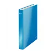 Leitz Ringbinder WOW laminovaný A4+ 2DR/25mm, A4, kartón, modrá, biela, 250 listov, 80 g/m²