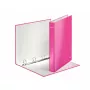 Leitz Ringbinder WOW laminovaný A4+ 4DR/25mm, A4, kartón, ružová, 230 listov, 80 g/m², 2,5 cm