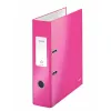 Leitz Ordner 180° WOW POB/laminovaný A4/80 mm, A4, kartón, ružová, 600 listov, 80 g/m², 8 cm