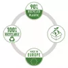 Leitz Recycle A4 vrecko, 210 x 297 mm (A4), transparentné, polypropylén (PP), na výšku, 0,1 mm, 230 mm
