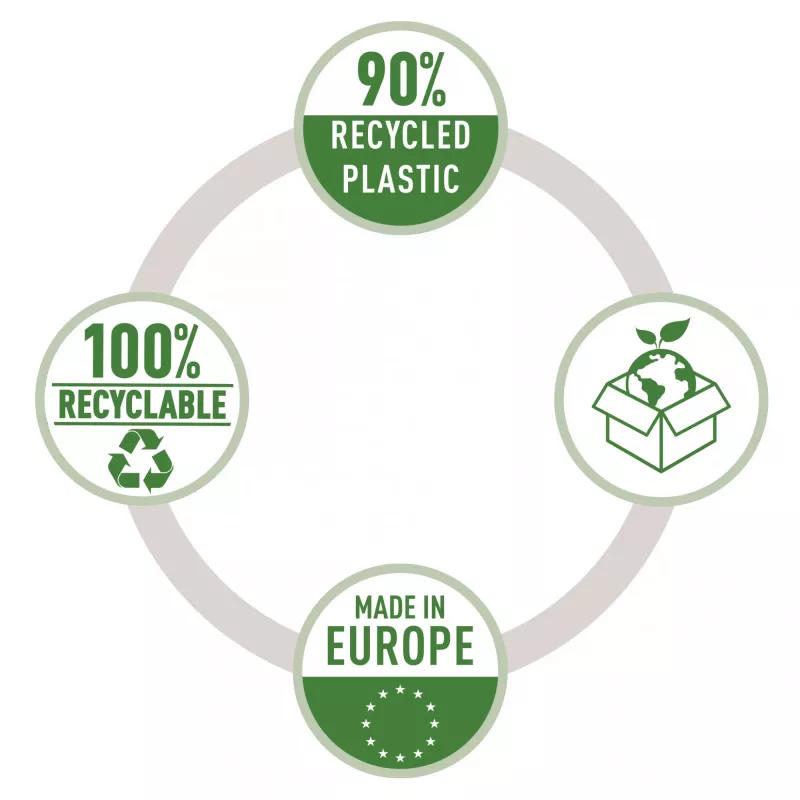 Leitz Recycle A4 vrecko, 210 x 297 mm (A4), transparentné, polypropylén (PP), na výšku, 0,1 mm, 230 mm