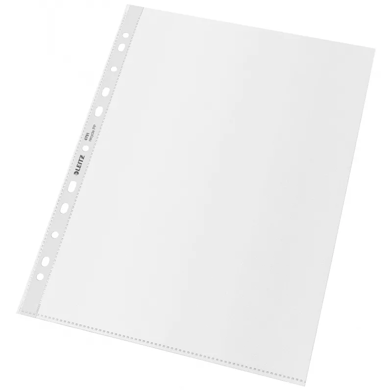 Leitz Recycle A4 vrecko, 210 x 297 mm (A4), transparentné, polypropylén (PP), na výšku, 0,1 mm, 230 mm