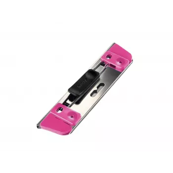 Leitz Hole Punch Active WOW pre LAF's, 2 listy, metalická, ružová, plast, nehrdzavejúca oceľ, 8 cm, 5,5 mm, 30 g