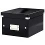 Leitz Click & Store WOW Small Storage Box, čierna, kartón, 7,4 L, 200 x 250 x 148 mm, 540 g, 1 kus