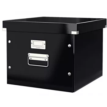Leitz Click & Store WOW Hängemappenbox, čierna, kartón, 357 mm, 285 mm, 367 mm, 1,21 kg