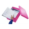 Leitz Click & Store WOW stredný úložný box, ružová, kartón, 16,7 l, 281 mm, 200 mm, 265 x 335 x 188 mm