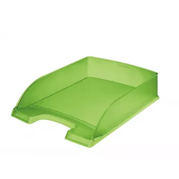 Leitz podnos na dokumenty Standard Plus Frosty Standard, plast, zelená, A4, 255 mm, 357 mm, 70 mm