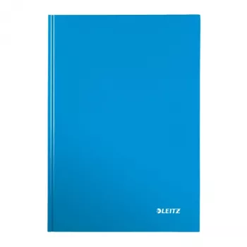 Leitz zápisník WOW A4 linajkovaný s tvrdým obalom 90 g/80 listov, modrý, A4, 80 listov, 80 g/m², tvrdý obal