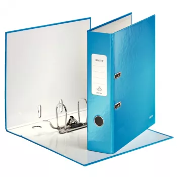 Leitz pákový zakladač 180° WOW POB/laminovaný A4/80 mm, A4, kartón, modrá, 600 listov, 80 g/m², 8 cm