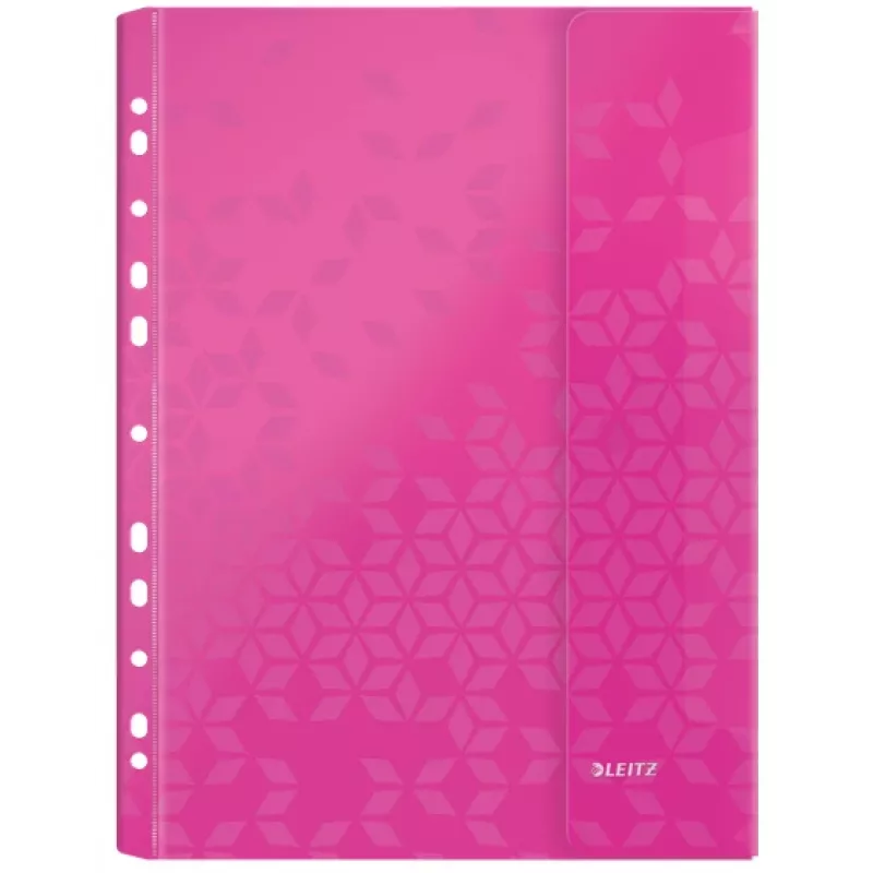 Leitz taška s chlopňou WOW A4 PP farebne sortiment, A4, farby sortiment, polypropylén (PP), 0,2 mm, 235 mm, 4 mm