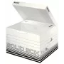 Leitz 61180001 archivačný box kartón čierny, biely
