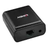 Lindy 60m 4 port USB 2.0 Cat.6 extender, USB 2.0, RJ-45, USB 2.0, čierna, kov, 52 mm, 60 mm