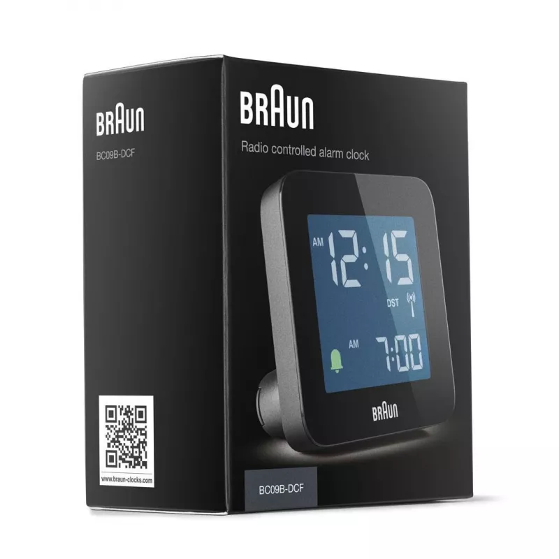 Braun BC09-DCF digitálny budík čierny