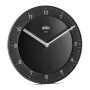 Braun BC 06 B kremenné nástenné hodiny analógové čierne kremenné hodiny kruhové čierne