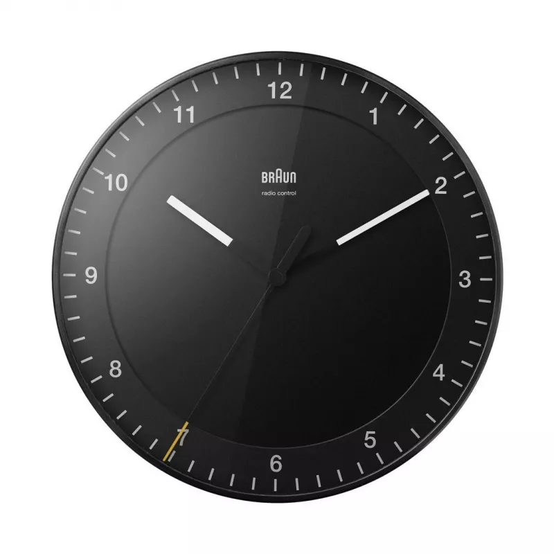 Braun BC 17B-DCF mechanické hodiny kruhové biele