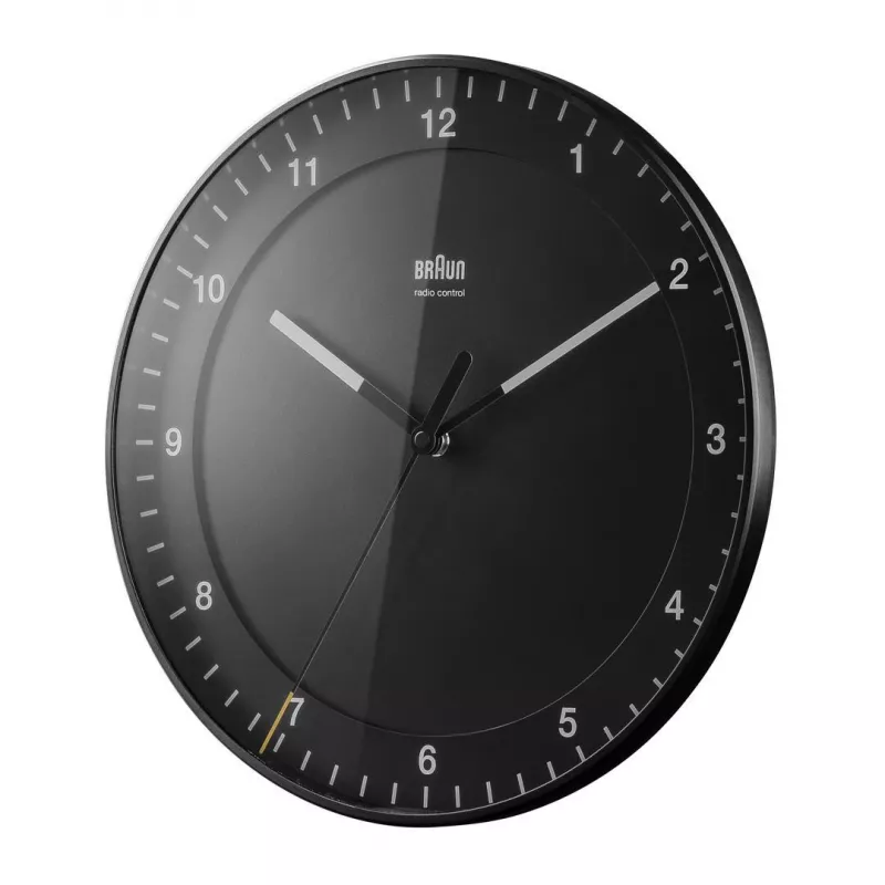 Braun BC 17B-DCF mechanické hodiny kruhové biele
