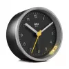Braun BC12SB kremenný budík čierny, strieborný