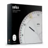 Nástenné hodiny BRAUN BC 17 PW DCF — analógové DCF rádiové hodiny, ružové a biele