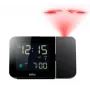 Digitálny budík Braun 67160 čierny sieťové napájanie obdĺžnikový 130x90x49mm
