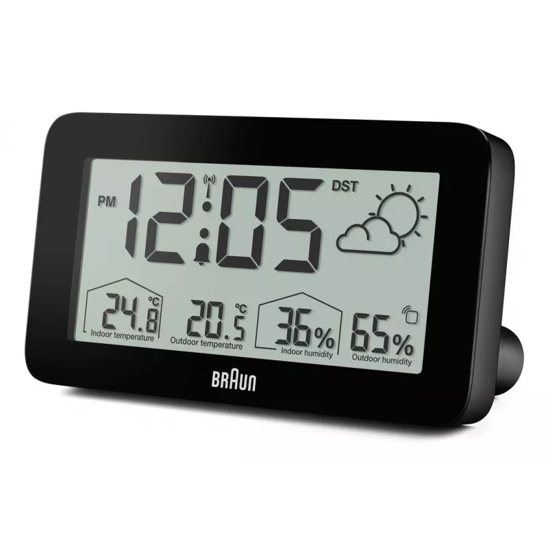 Braun BC13BP-DCF digitálny budík čierny