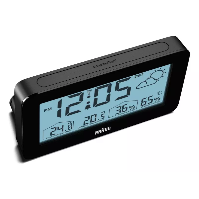 Braun BC13BP-DCF digitálny budík čierny