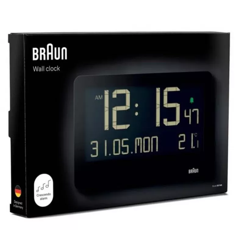 Nástenné hodiny BRAUN BC14 Quartz model 67702, analógové zobrazenie, na batérie
