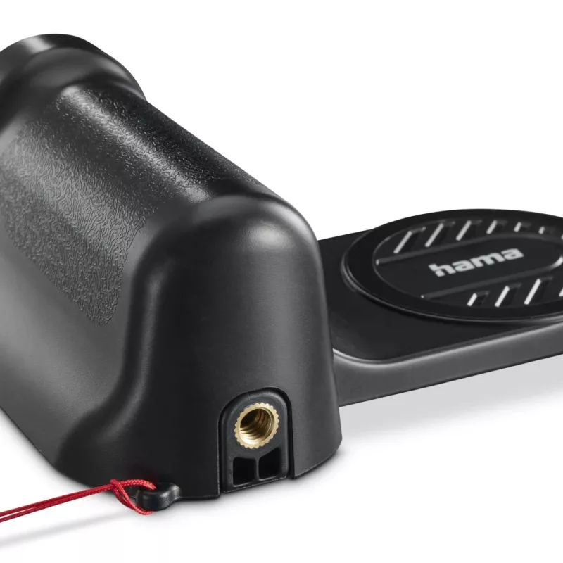 Grip HAMA MagGrip — magnetický držiak na smartfón, plast, čierny, 130×50×100 mm