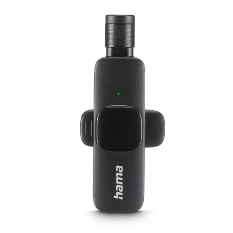 Hama Smart Wireless čierny lavalierový pripínací mikrofón