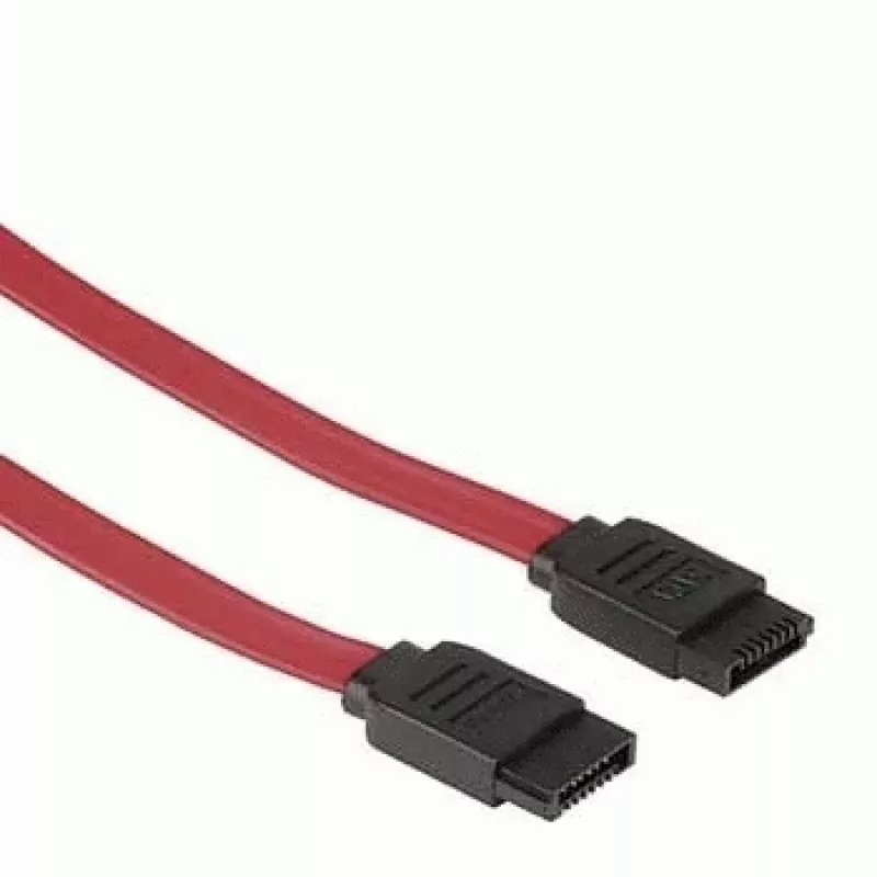 Hama interný, 0,6 m SATA kábel červený