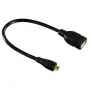 Hama USB 2.0 adaptérový kábel USB kábel 0,15 m USB A Micro-USB B čierny