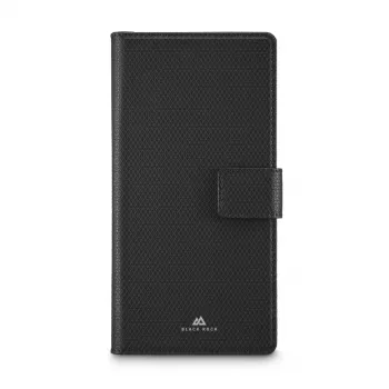 Puzdro na telefón čierne rock 00080293 — peňaženkové puzdro pre Samsung Galaxy A57 5G, čierne, 1 ks