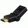 Hama Kompaktný adaptér HDMI konektor samec - HDMI konektor samica, otočný, čierny