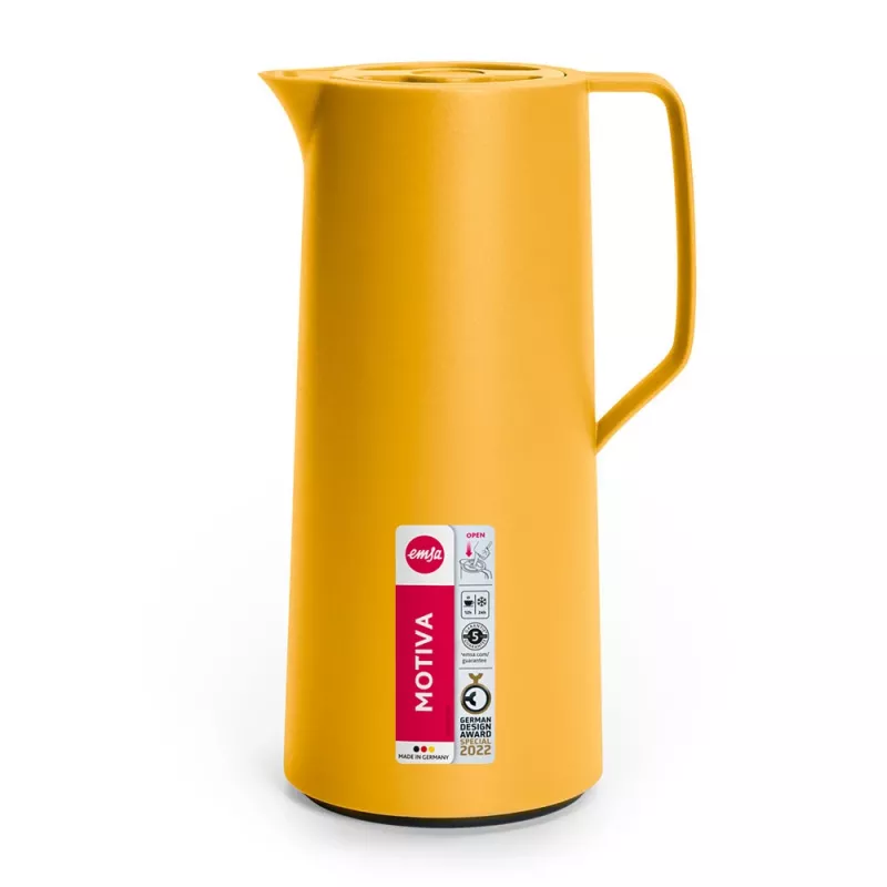 EMSA Motiva kanvica na čaj pre jednu osobu 1000 ml žltá
