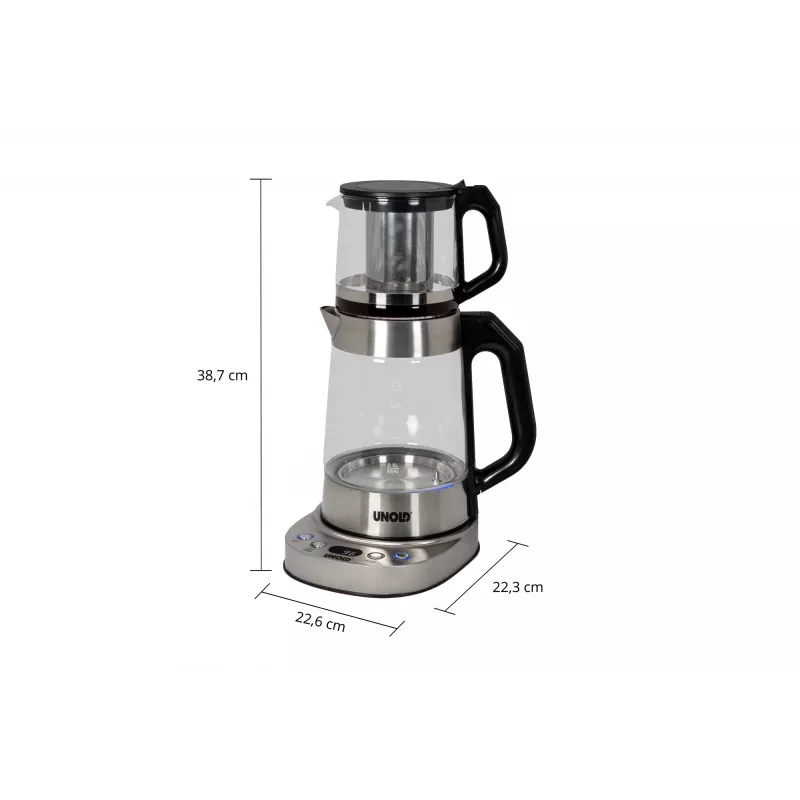 Unold 18215 Samowar Selin elektrická kanvica 1,7 L 1800 W nehrdzavejúca oceľ