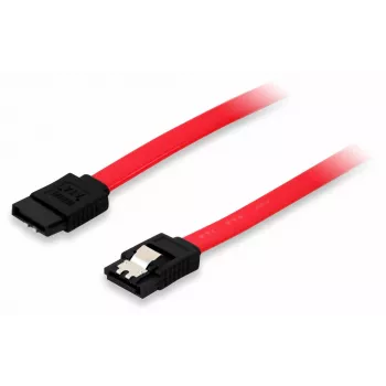 Equip SATA II kábel, 0,5 m, 0,5 m, SATA II, SATA 7-pin, SATA 7-pin, konektor samec/konektor samec, červený