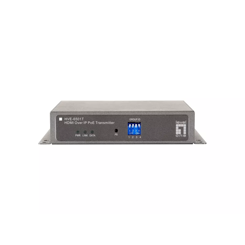 LevelOne HDMI over IP PoE vysielač, 1920 x 1080 pixelov, AV vysielač, sivý, HDCP