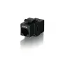 Equip Cat.6 netienený Keystone inline spojka, čierna, zlatá, 15 mm, 33 mm, 20 mm, 75 g