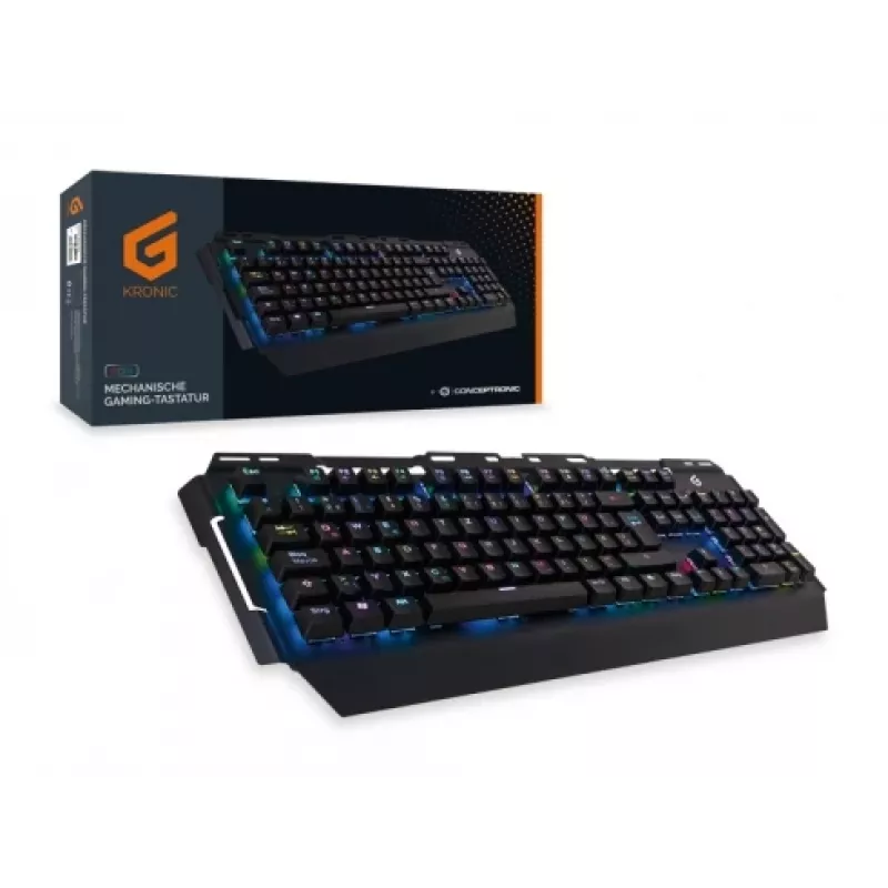 Conceptronic KRONIC mechanická herná klávesnica, RGB, nemecké rozloženie
