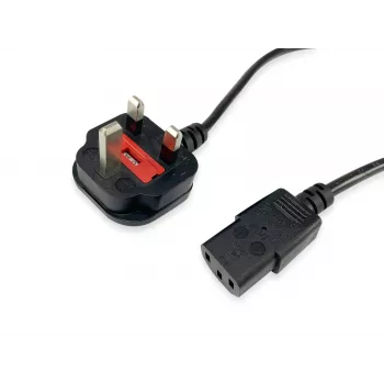 Napájací kábel Equip 112300 čierny 2 m BS 1363 konektor samica C13