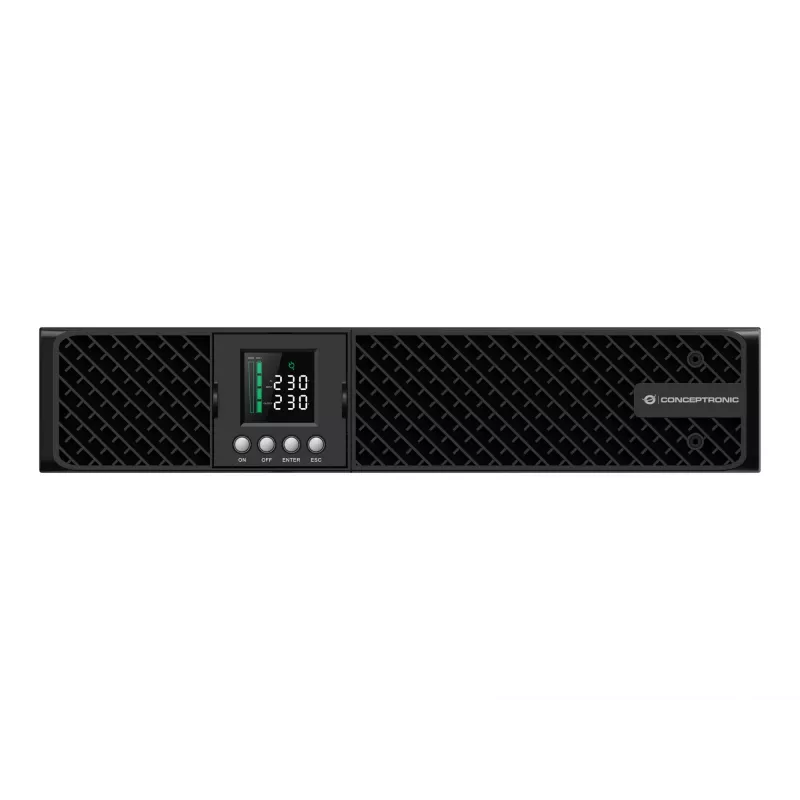 Conceptronic ZEUS51E3K 3000VA 3000W online UPS, IEC, dvojitá konverzia (online), 3 kVA, 3000 W, sínus, 220 V, 240 V
