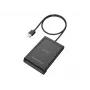 Conceptronic BIAN11B dual-interface čítačka Smart-ID kariet, USB 2.0, Near Field Communication (NFC), 1 m, čierna, 100 g